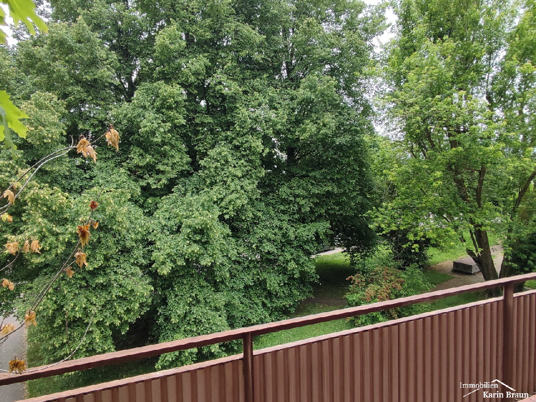 Blick vom Balkon